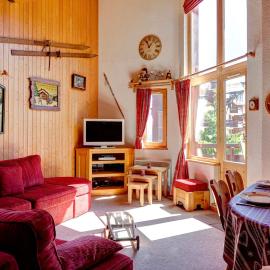 Duplex lumineux skis aux pieds pour 9 pers, animaux admis - FR-1-513-24, hôtel à La Tania