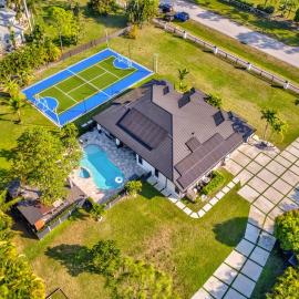 Grand Palm Villa Resort concept Pool Piano Sports Court
