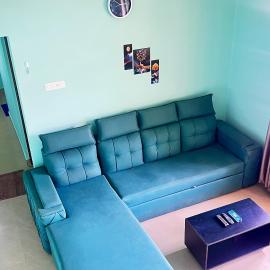 1 Bhk luxurious Spacious Stay Nr Benalium beach With 3 Balconies and Reserve Parking with Private Entry