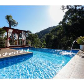 Refúgio com hidro, piscina e linda vista!, hotel u gradu 'Mairiporã'