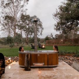 Wood-fired Hot Tub & Sauna, Tiny Cabin in Hunter Valley, hotel a Vacy