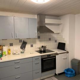 Ferienwohnung mit Garten und Bergblick
