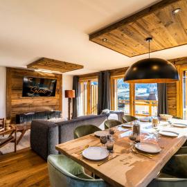 Appartement cosy en duplex, 8 pers, parking, Les Gets - FR-1-598-59, hotel in Les Gets