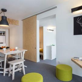 Appartement rénové 3 pièces, balcon, 6-7 pers, WIFI