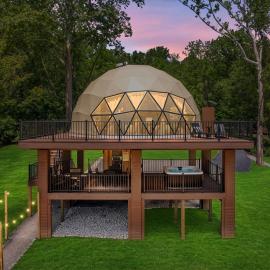 Luxury River Dome - Hot Tub, Sauna, Riverfront, Wifi, hotel din Shenandoah