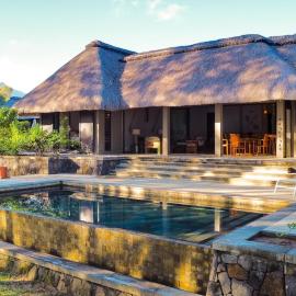 Beachfront Villa with Pool & Sunset Views