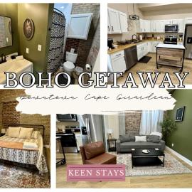 Modern Boho Getaway 1BR Apartment By KeenStays