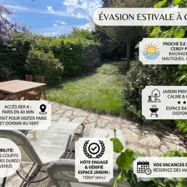 Maison de Charme - Jardin & Proche Paris, hotel u gradu Serži