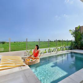 Wellness 3 BR Private Pool, sauna , ice bath ,office and Concierge Service