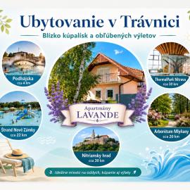 Apartmány LAVANDE, hotel in Trávnica