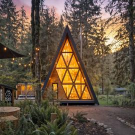The PortlandiAFrame - Hot Tub, Sauna, Cold Plunge