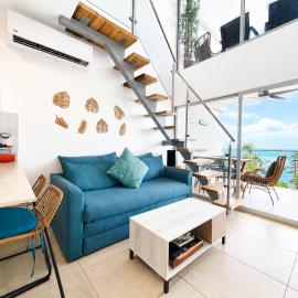 5th Floor Oceanfront Penthouse 3 Bedroom Playa Pura Vida at Bejuco Beach Sleeps 7