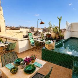 Riad Chelsie 103 Rooftop & SPA, hotell i Marrakech