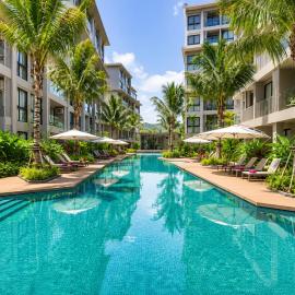 Pool View 1 BR Apt for 3 - Diamond Condo 5209