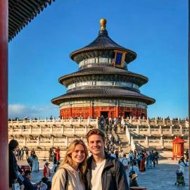 Viesnīca Beijing High-Rise Panoramic European International Mansion- Near Embassy District Forbidden City ,Temple of Heaven and Bar Street ,one-way PEK airport pick-up Express collection, free laundry, free coffee tourist ticket service Pekinā