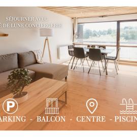 Le Nid Cozy - Appart avec Piscine, Terrain de Tenis et Balcon, hotel a Métabief