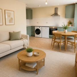 Boutique 2Bed Townhouse | Bourne Centre | Sleeps 4