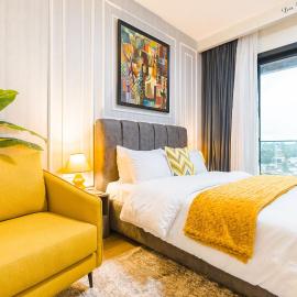 Modern City Studio Apartment in Harmonia Residence, Airport West, Accra