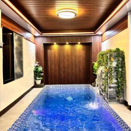 Stylish 3BR Villa near CLARK with Private Roofed Pool and Chill Spot