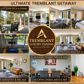 Mont-Tremblant Ski Condo, Parking & Wifi Incl, מלון במונט טרמבלנט