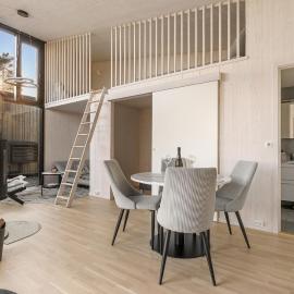Cozy Riverside Loft Cabin in Oppaker, near Oslo, hotell 