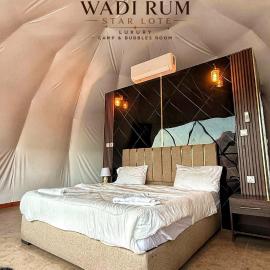 WADI RUM STAR LOTE LUXURY CAMp & BUBBLES ROOM, hotel a Wadi Rum