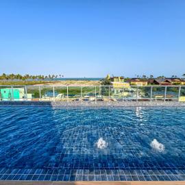 CG310 - Flat moderno com Rooftop panorâmico e piscina infinita By Oasis Ferias