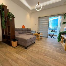 Modern Cozy Studio with Balcony & City View