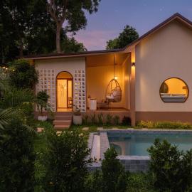 Island Bloom Villas, viešbutis mieste Wok Tum