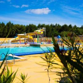 Mobilhome climatisé Seignosse - 3 chambres- 7 personnes - Camping les Oyats - 800m de la plage