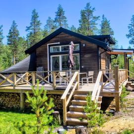 Magisch berghuisje met uitzicht op Nationaal Park Fulufjället – hotel w mieście Sörsjön