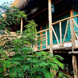Entale Safari Camp Queen Elizabeth National Park, hotel di Kasese