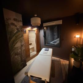 Proche de Rennes, La luxueuse Suite Joséphine, jacuzzi privatif et bien être, hotel v destinácii Guipry-Messac