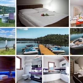 BIESZCZADZKI RAJ nad samym jeziorem z sauną i basenem 4 POKOJE, hotell i Olchowiec