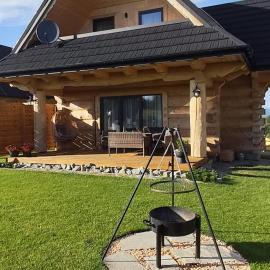 Sękata Chata góralski domek z kominkiem