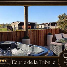Lodge 6 pers clim spa privatif nature et chevaux