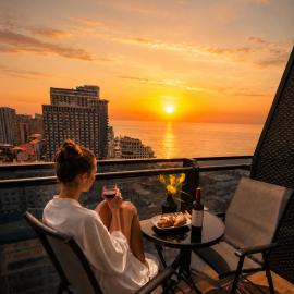 Sunset View Aparthotel Orbi City Batumi, hotel in Batumi