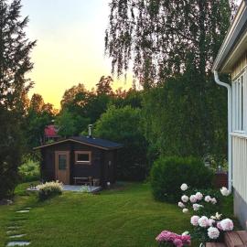 Omakotitalo pihasaunalla lähellä asuntomessuja, Lempäälä, hotelli Lempäälässä