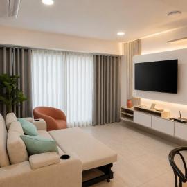 Apto moderno en Serena del Mar con Terraza. Ideal para familias y grupos