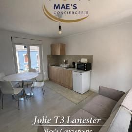 T3 Idéal Familles et Pros , Jardin et Espace Repas, hotel a Lanester