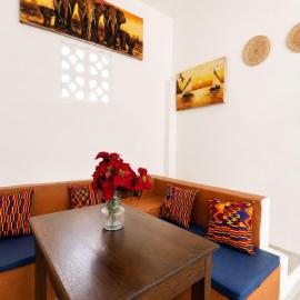 Beach studio in Jambiani 1 min walk to Ocean Wifi & Comfort
