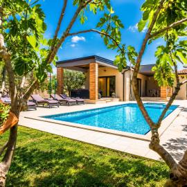 VILLA TRIS - Modern Heated Pool Villa near Pula