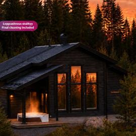 Villa Luoteistuuli - 8+2 hlö, Luoteis-Himos Ski-in/out, 88m² + 30m²
