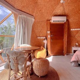 Domo 4 - Glamping para 2 PAX con pile y parrilla en Cruz del Sur, Chapadmalal - Hola Sur
