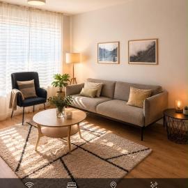 Bazova apartment in City Center with Private Garage Parking, hotel din Nivy