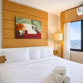 Flat Moderno em Congonhas com sofá-cama 1113