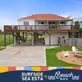 Beach Home With Game Room, Tiki Bar and Fire Pit โรงแรมในเซิร์ฟไซด์