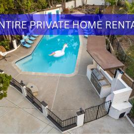 Entire Private Home with Pool, Sauna, Gym, 3 Bed, Parking Yard, Ranch Style, 2 Bedroom 2 Bathrooms, Available Now