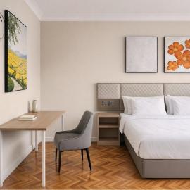 Double Bed - Quiet Greystanes Stay Near M4 with Shared Bathrooms and Amenities