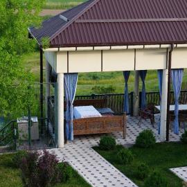 A country villa on the river bank